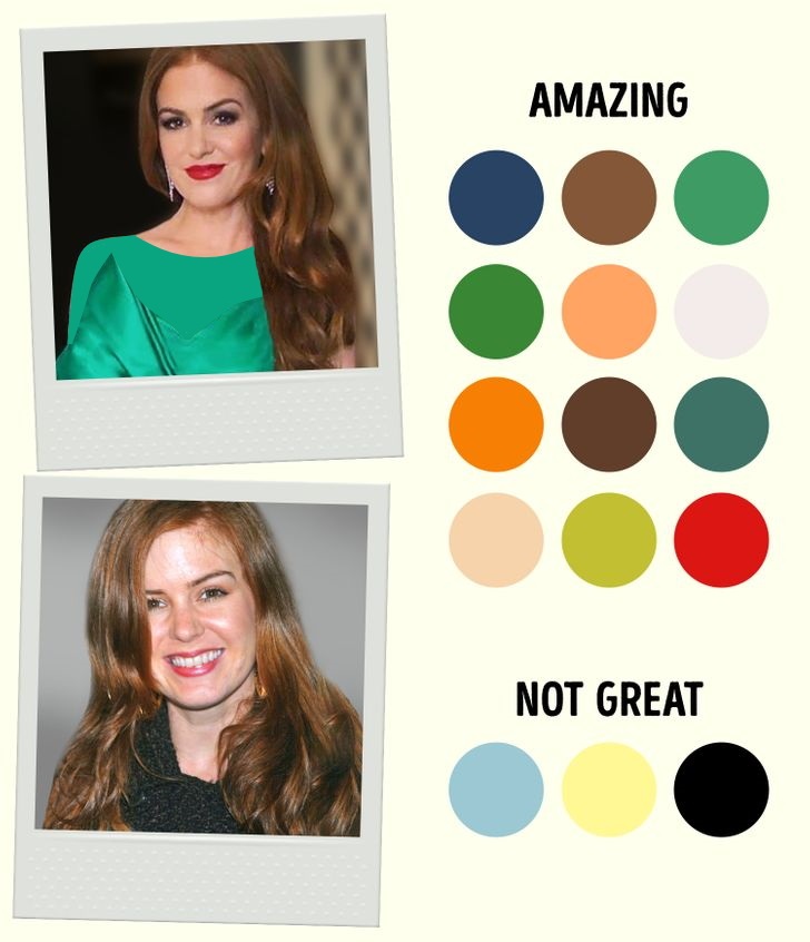 انتخاب لباس مناسب با توجه به رنگ موها
